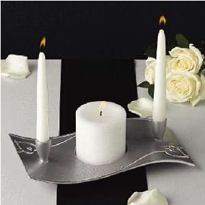 LENOX FINE SILVER FOREVERMORE UNITY CANDLEHOLDER  Kitchen 