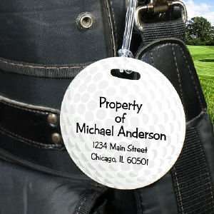  Golf Ball Personalized Tag
