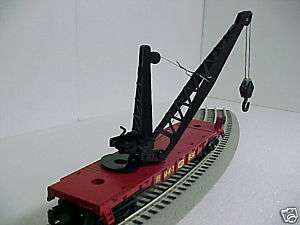 LIONEL MKT OPERATING DERRICK crane car train 6 30081 D  