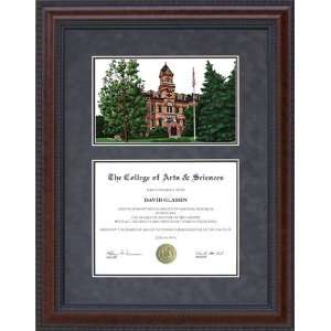  Diploma Frame with Licensed Elmhurst College Campus 