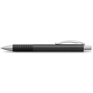  Faber Castell   Design Basic Black Leather Ballpoint Pen 
