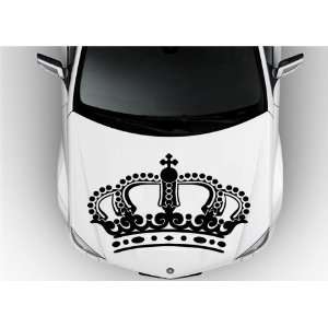  Hood Auto Car Vinyl Decal Stickers Abstract Crown Royal 