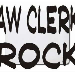  Law Clerks Rock Mousepad