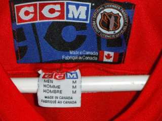   EC VTG CCM CANADA DETROIT RED WINGS NHL JERSEY SHIRT USA  
