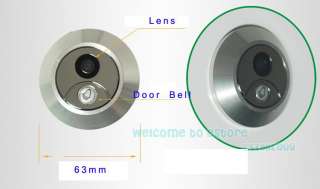 LCD Digital Video Door Viewer Doorbell Security Camera 3 X Zoom 