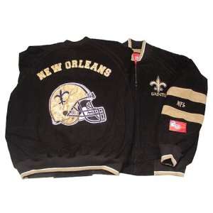  New Orleans Saints NFL G III Leather Suede Jacket Sports 