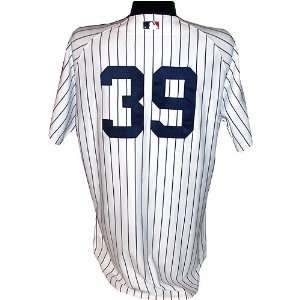  Chris Britton #39 2008 Yankees Game Issued Home Pinstripe 