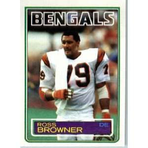 1983 Topps # 234 Ross Browner Cincinnati Bengals Football 