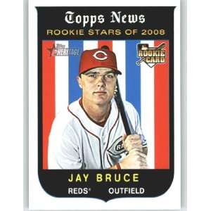  2008 Topps Heritage High Number #547 Jay Bruce (RC 
