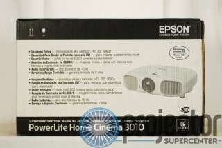 Epson EH TW6000 / 3010 3D LCD Home Theater Digital Video Projector HD 