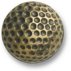  Buck Snort Hardware Small Golf Ball, Antique Copper 