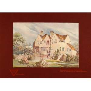  1905 Print Buckland Farmer Architects House Elevation 