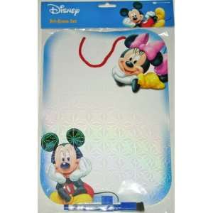 Disney Mickey Mouse Club Two Sided Dri Erase Set with Marker