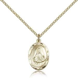 IceCarats Designer Jewelry Gift Gold Filled St. Frances Cabrini 
