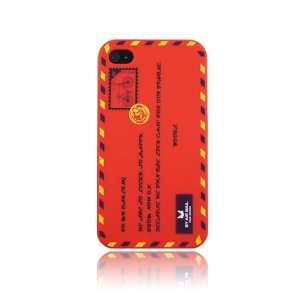  Red Envelope Silicone Case for Iphone 4 & 4s Cell Phones 