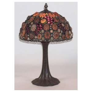   Styled Sea Shell and Bronzed Metal Table Lamp