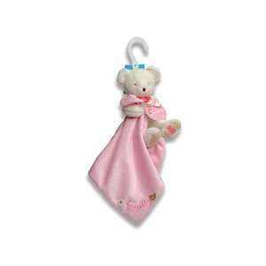  Carters Plush Bear Security Blanket  Pink Baby