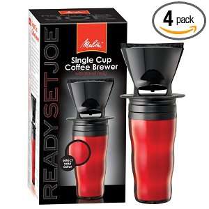 SL92-T RE Chantal 15 Ounce Vacuum Insulated Travel Mug - Red Band