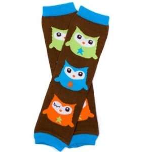 OWL BROWN Baby Leggings/Leggies/Leg Warmers for Cloth Diapers   BOYS 