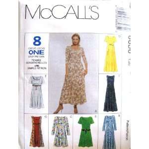  McCalls Sewing Pattern 8856 Misses Dresses 8 Styles, B (8 