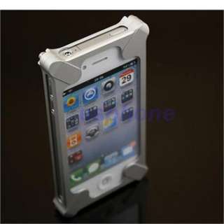 Silver Luxury ALUMINUM CLEAVE METAL BUMPER CASE 4 APPLE iphone 4 4s 