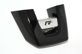 OEM VW Golf MK6 GTI R Line Steering Wheel Badge Black  