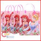 Disney Princess Party Gift Bag Set 3pc Mermaid Cinderel​.