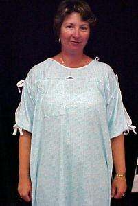 Karen Neuburger MRI Patient Gown Hospital Unisex Blue  