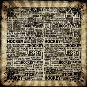  Sport Trendy Hockey 12 x 12 Paper