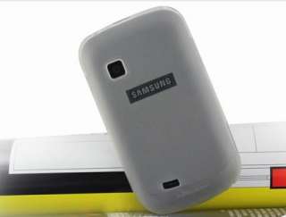 Samsung Galaxy Fit S5670 Soft Case w/Screen Protector W  
