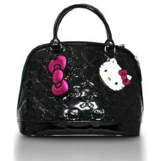 Hello Kitty Small Black Patent Embossed Bag [Apparel] by Loungefly