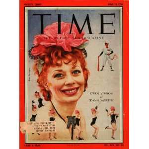  1955 Cover Time Gwen Verdon Yankees Devil Actress Dance 