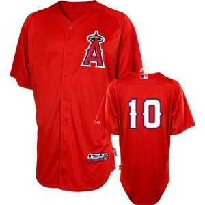  Vernon Wells Jersey Adult Majestic Scarlet Authentic Cool 
