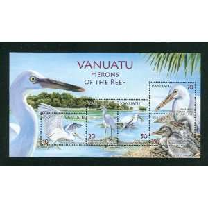  Herons of the Reef Vanuatu Stamps 