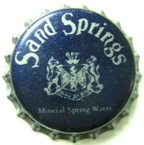 SAND SPRINGS MINERAL WATER unused Crown Bottle Cap MASS  