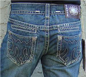 MEK Denim Mens DUBAI Jeans Straight Blue 29 x 34 NEW  