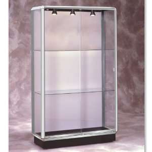  Waddell 48 Wide Lighted Chrome Floor Case Sports 