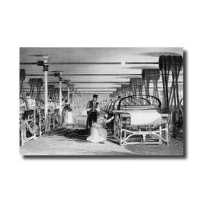  Power Loom Weaving Engraved By J Tingle 1835 Giclee Print 