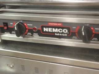 Nemco Roll A Grill Model 8018 Hot Dog Roller Grill  