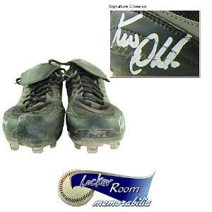   Kevin Whelan Autographed Game Used Nike Spikes