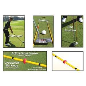  Momentus Golf Deluxe Alignment Sticks (Pack of 2) Sports 