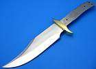   Knife Making Fixed Blade Blank Clip Point with Brass Guard Full Tang