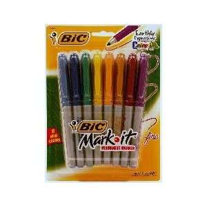 Bic Earthly Color Perm Marker 8pk