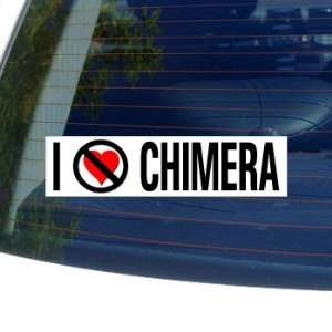  I Hate Anti CHIMERA   Window Bumper Sticker Automotive
