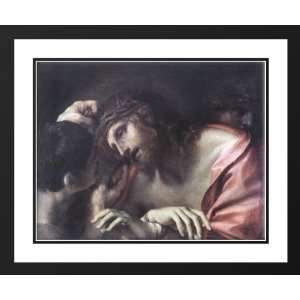   34x28 Framed and Double Matted Mocking of Christ