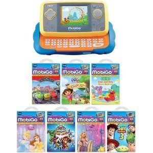   MobiGo Touch Learning System Bundled with All Age Group 3 5 Games