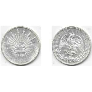  Mexico 1908 MoAM Peso, KM 409.2 