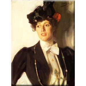   Martha Dana 22x30 Streched Canvas Art by Zorn, Anders