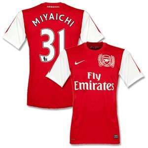 11 12 Arsenal Home Jersey + Miyaichi 31 