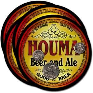  Houma, LA Beer & Ale Coasters   4pk 